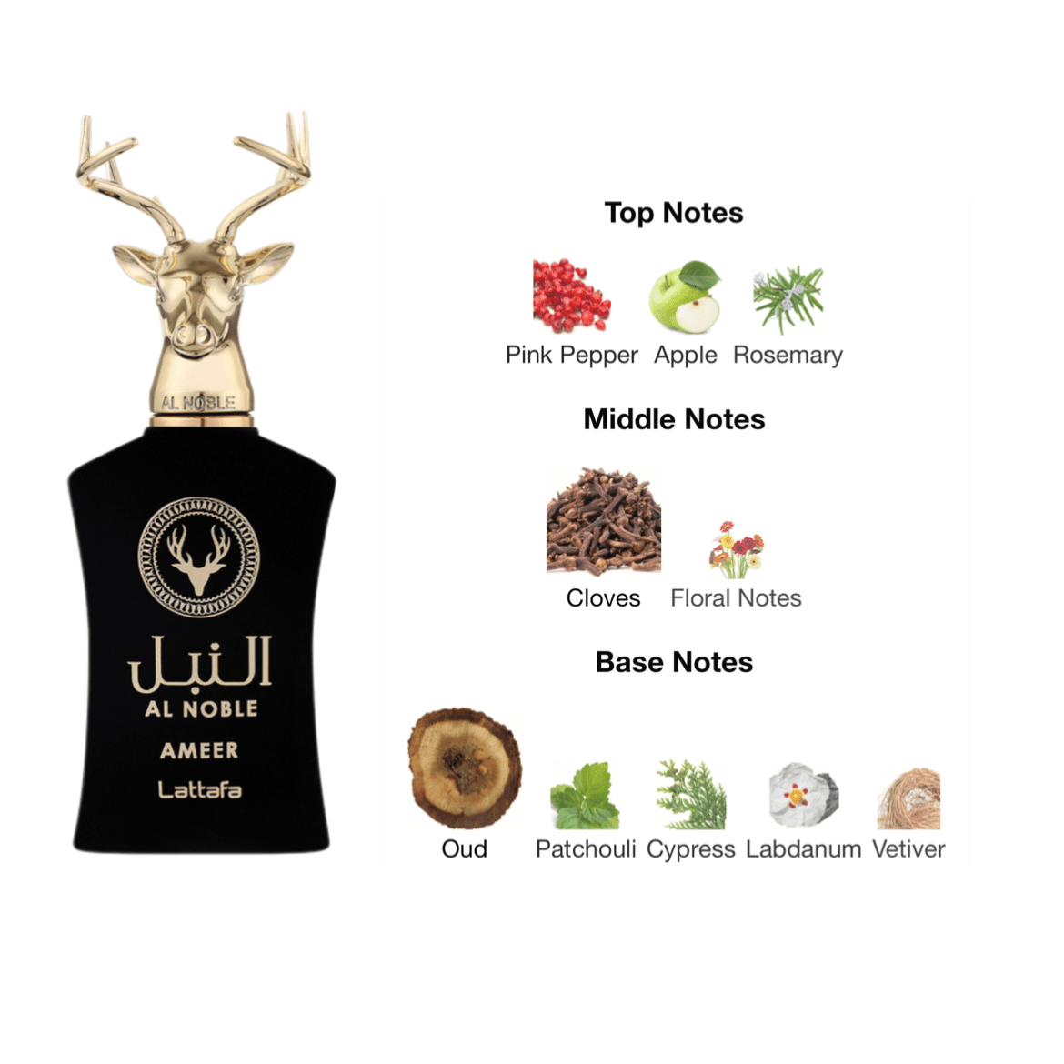 Lattafa Al Noble Ameer EDP - 100 ml - YARA Illatbazár