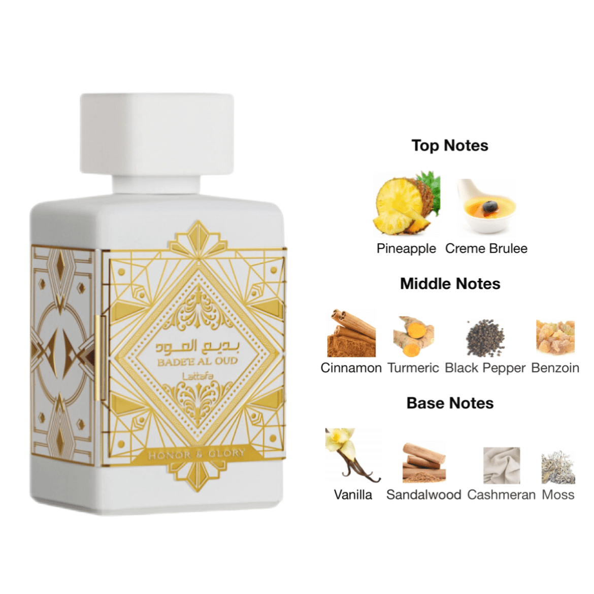 Lattafa Bade'e Al Oud Honor & Glory EDP - 100 ml - YARA Illatbazár