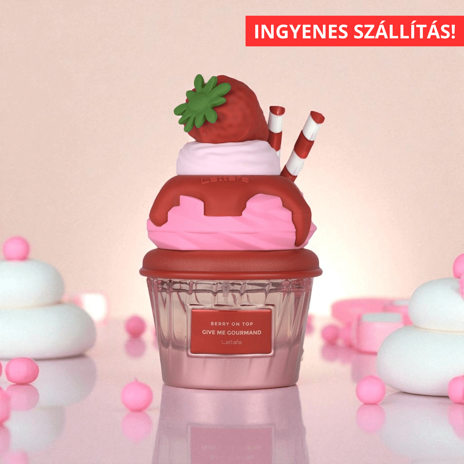 Lattafa Give Me Gourmand Berry On Top EDP - 75 ml - YARA Illatbazár