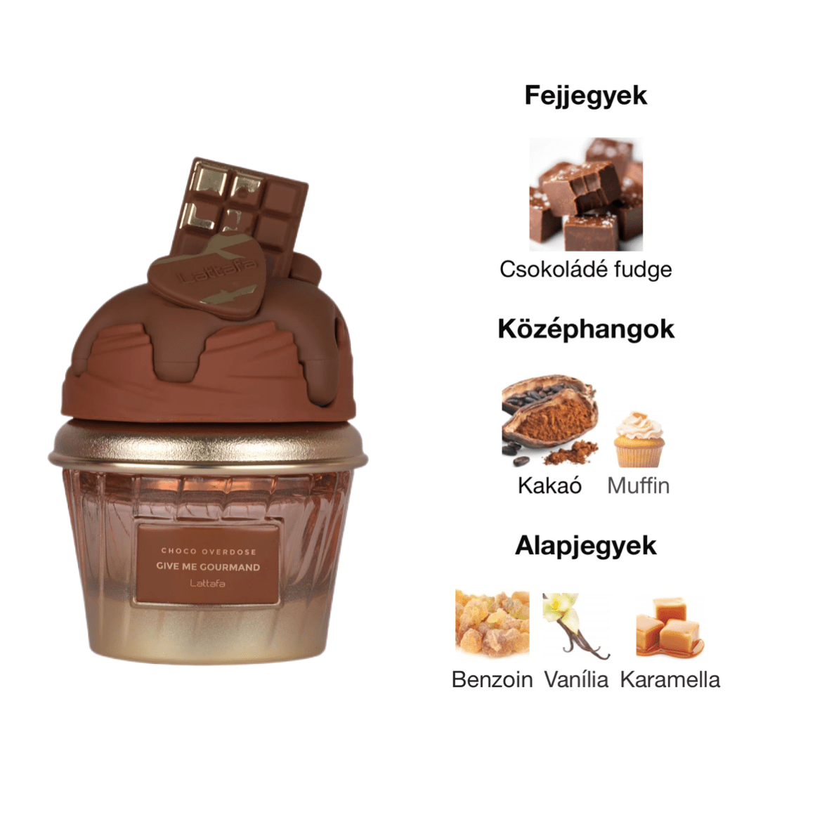 Lattafa Give Me Gourmand Choco Overdose EDP - 75 ml - YARA Illatbazár