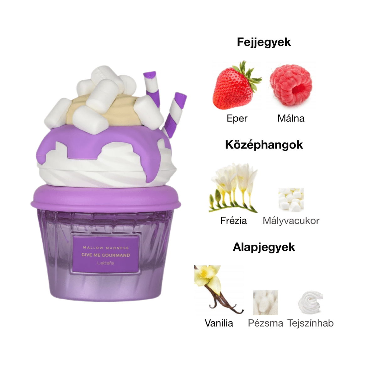 Lattafa Give Me Gourmand Mallow Madness - 75 ml - YARA Illatbazár