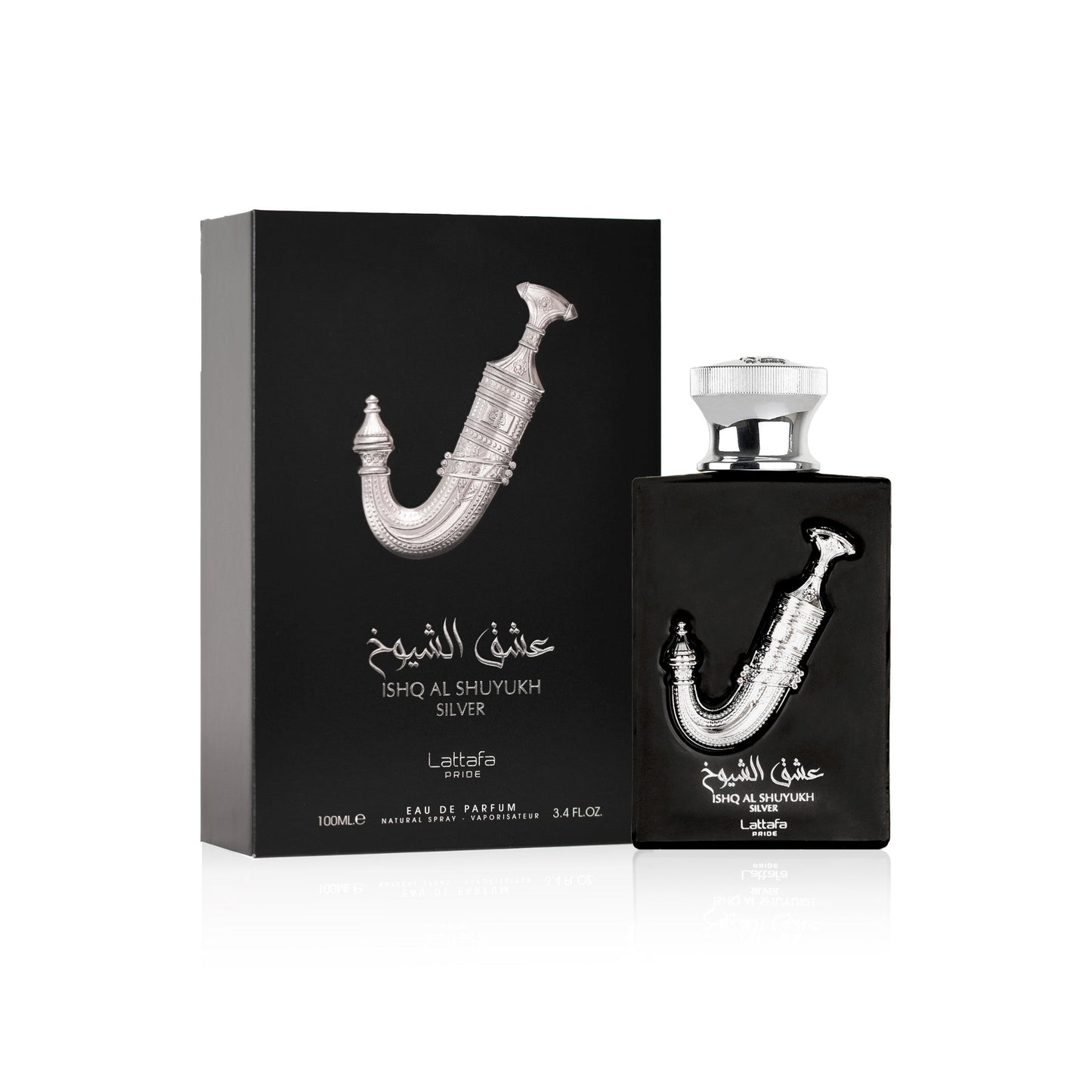 Lattafa Ishq Al Shuyukh Silver EDP - 100 ml - YARA Illatbazár