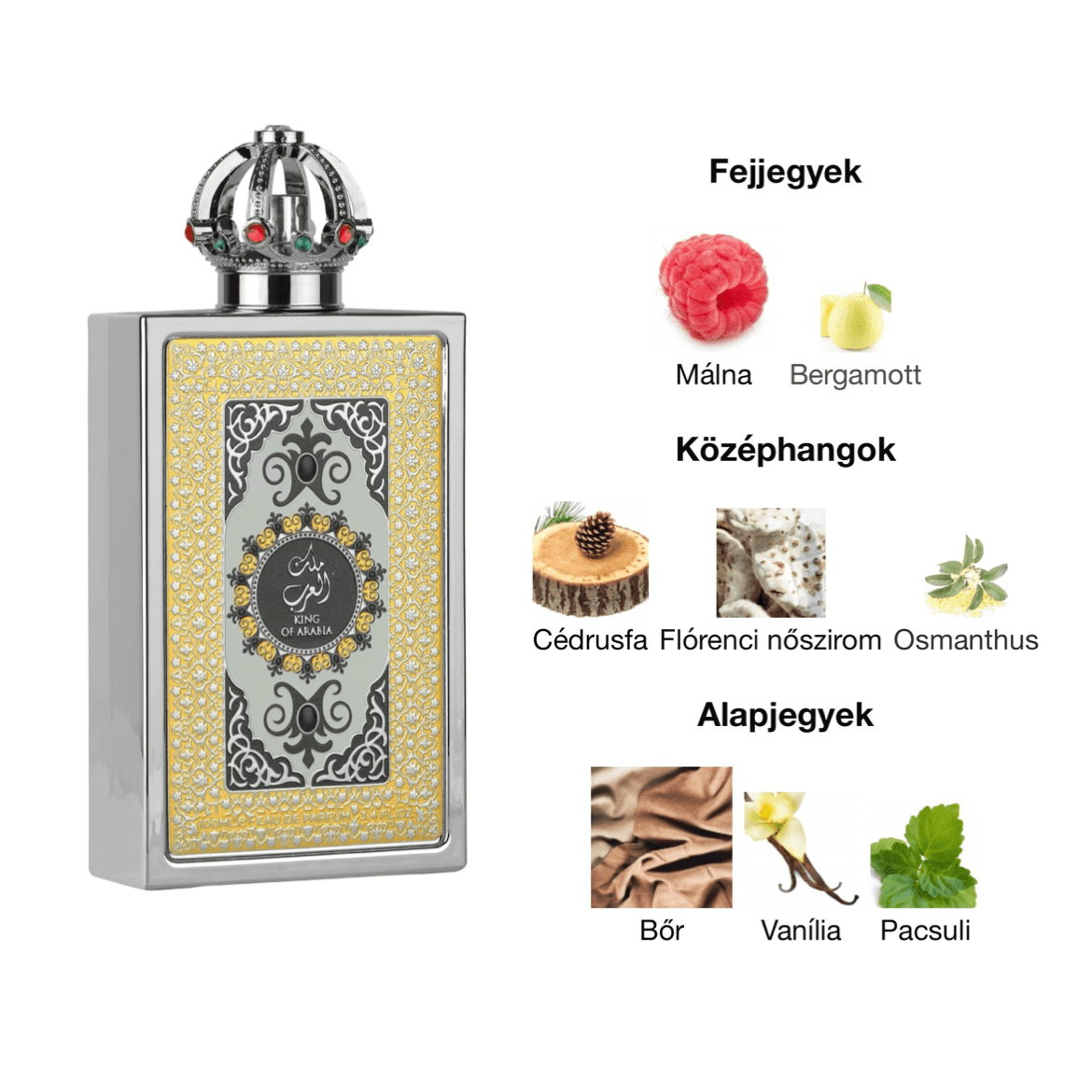 Lattafa King of Arabia EDP - 100 ml - YARA Illatbazár