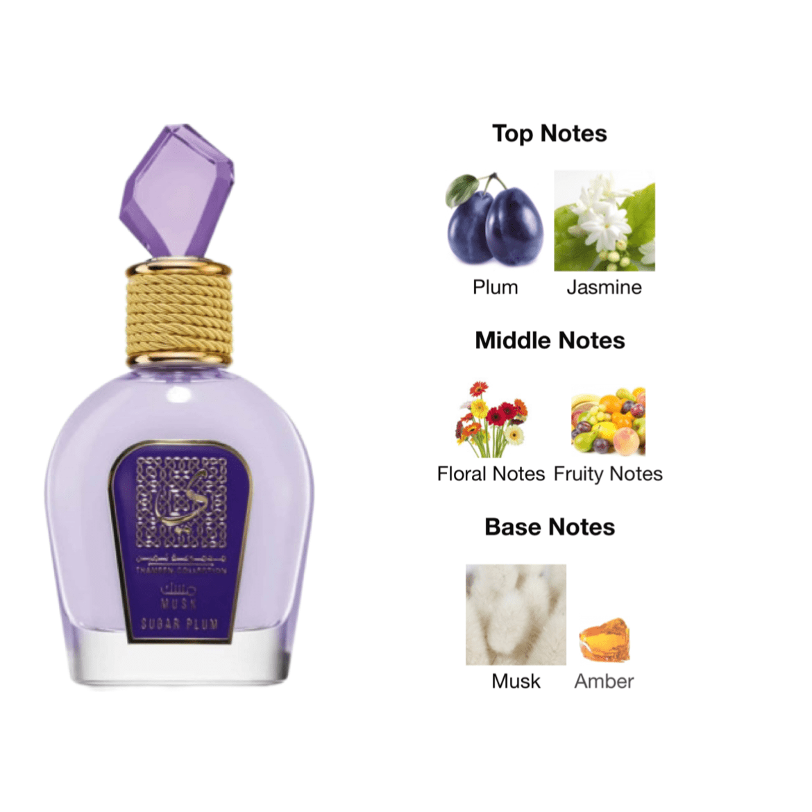 Lattafa Musk Sugar Plum EDP - 100 ml - YARA Illatbazár