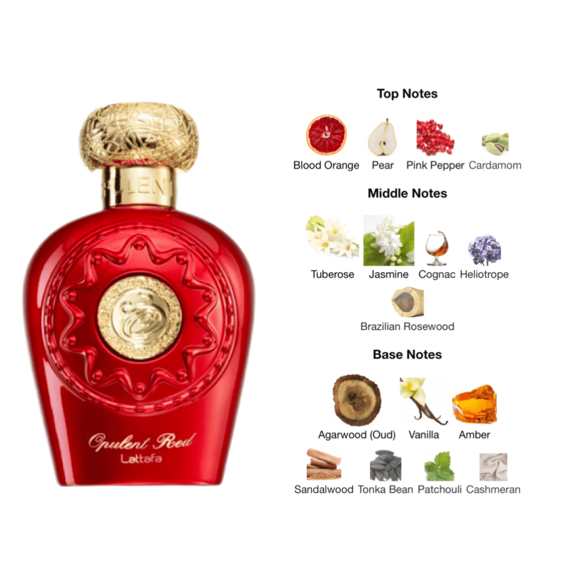 Lattafa Opulent Red EDP - 100 ml - YARA Illatbazár