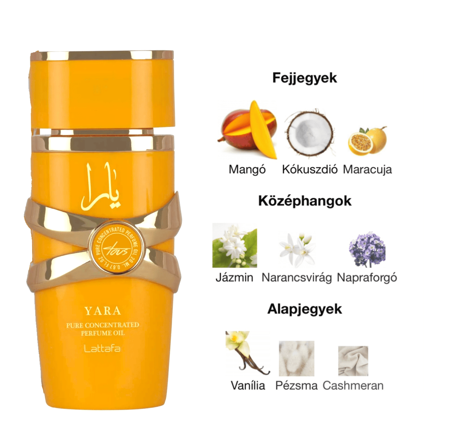 Lattafa Yara Tous Parfümolaj - 20 ml - YARA Illatbazár