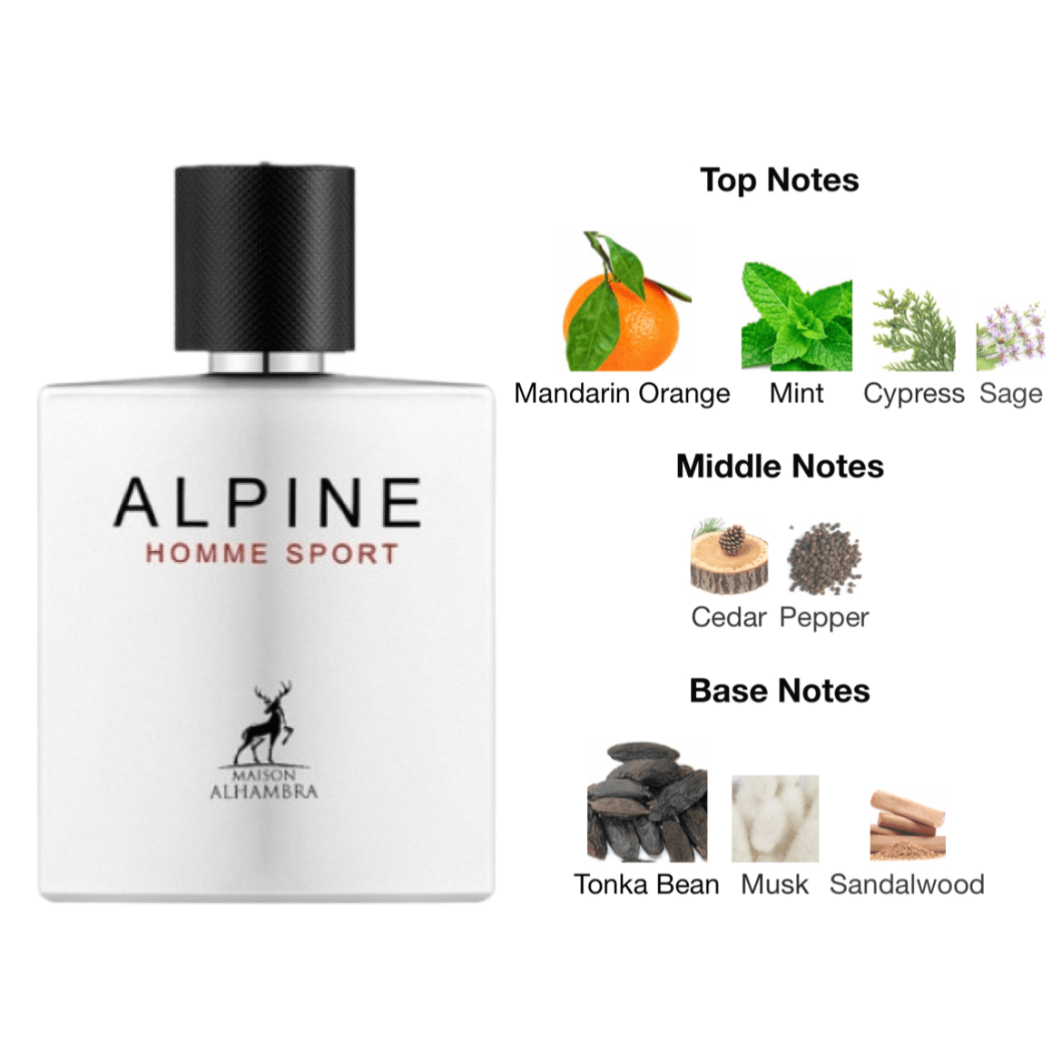 Maison Alhambra Alpine Homme Sport EDP - 100 ml - YARA Illatbazár