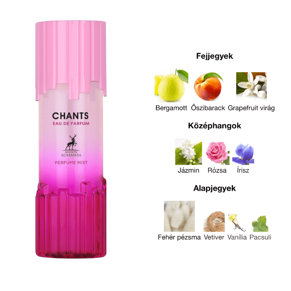 Maison Alhambra Chants Testpermet EDP - 250 ml - YARA Illatbazár