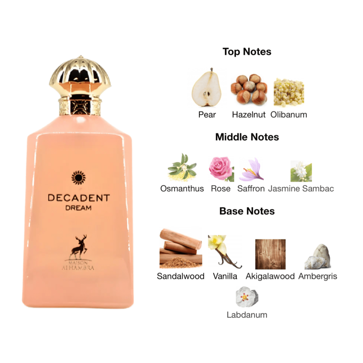 Maison Alhambra Decadent Dream EDP - 100 ml - YARA Illatbazár