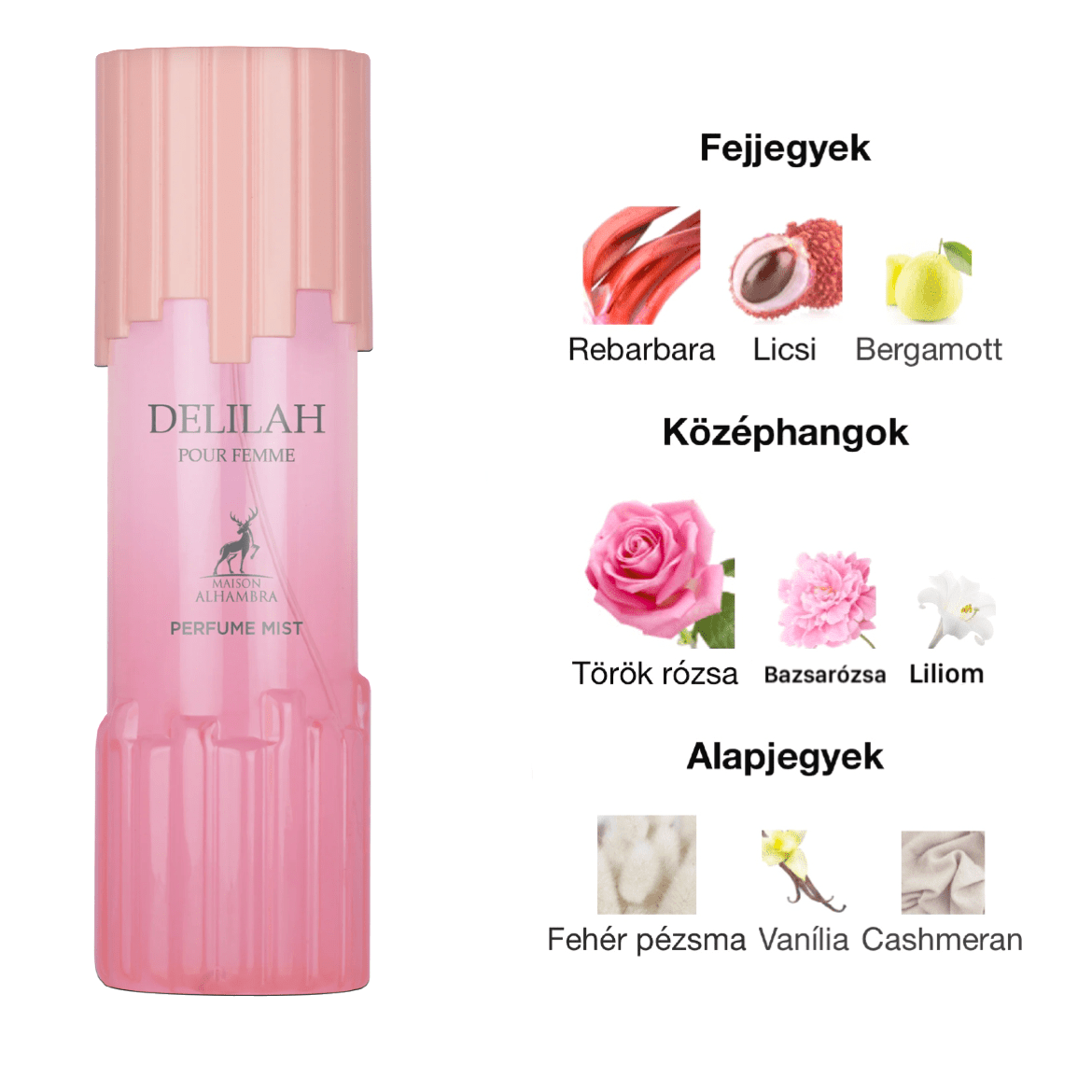 Maison Alhambra Delilah Testpermet - 250 ml - YARA Illatbazár