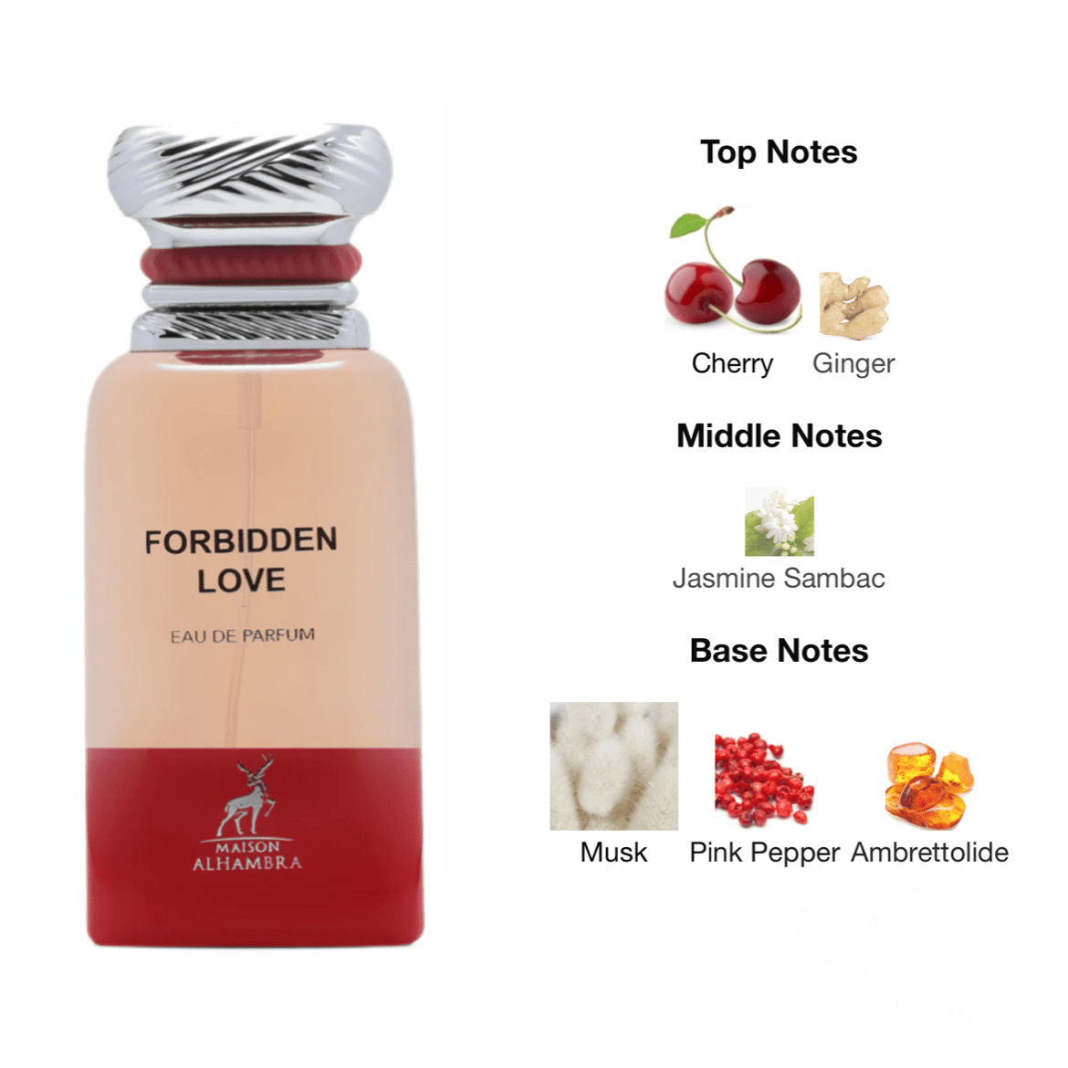 Maison Alhambra Forbidden Love (Lovely Chérie) EDP - 80 ml - YARA Illatbazár