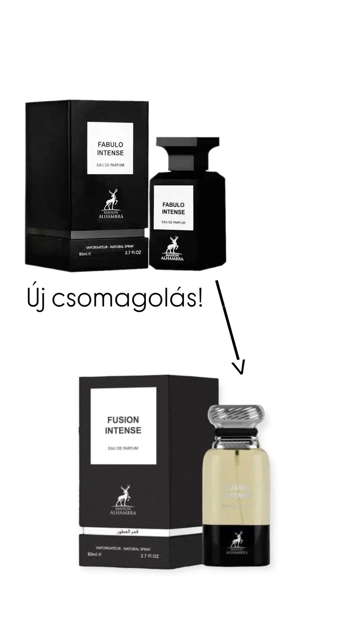 Maison Alhambra Fusion Intense (Fabulo Intense) EDP - 80 ml - YARA Illatbazár