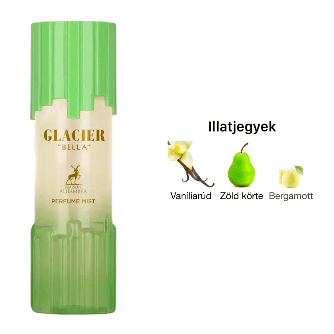 Maison Alhambra Glacier Bella Testpermet - 250 ml - YARA Illatbazár