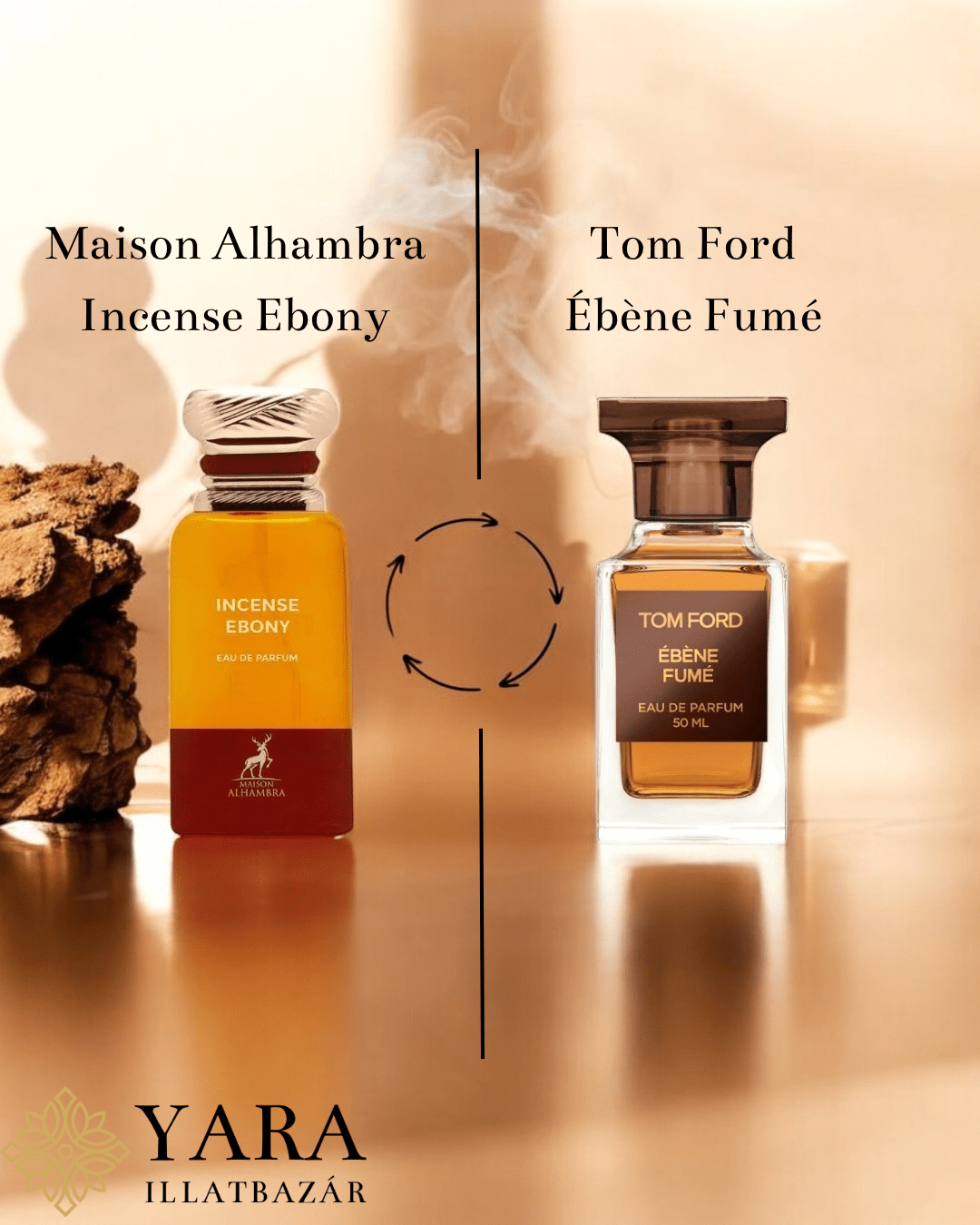 Maison Alhambra Incense Ebony EDP - 80 ml - YARA Illatbazár
