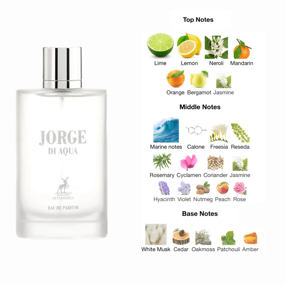 Maison Alhambra Jorge di Aqua EDP - 100 ml - YARA Illatbazár