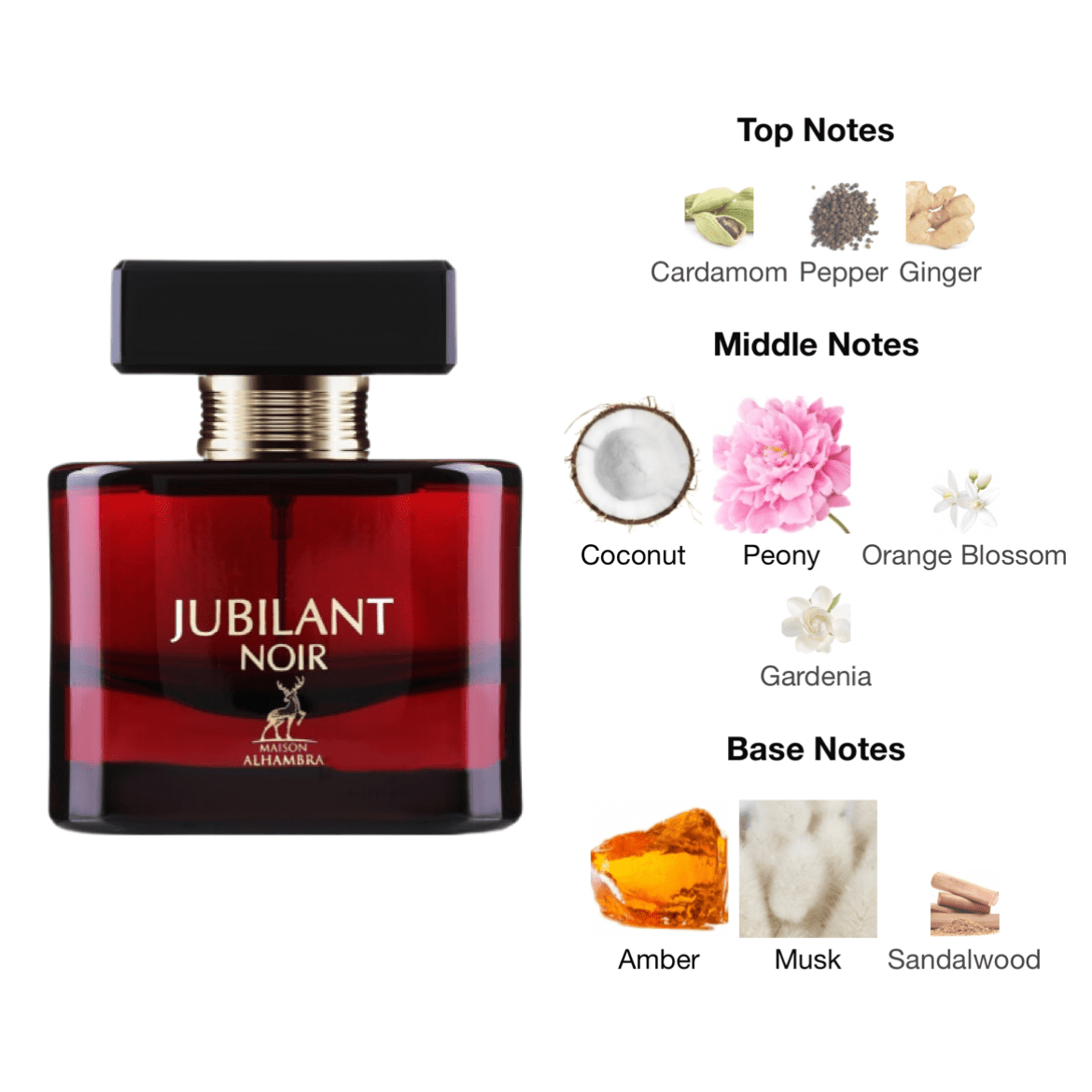 Maison Alhambra Jubilant Noir EDP - 100 ml - YARA Illatbazár