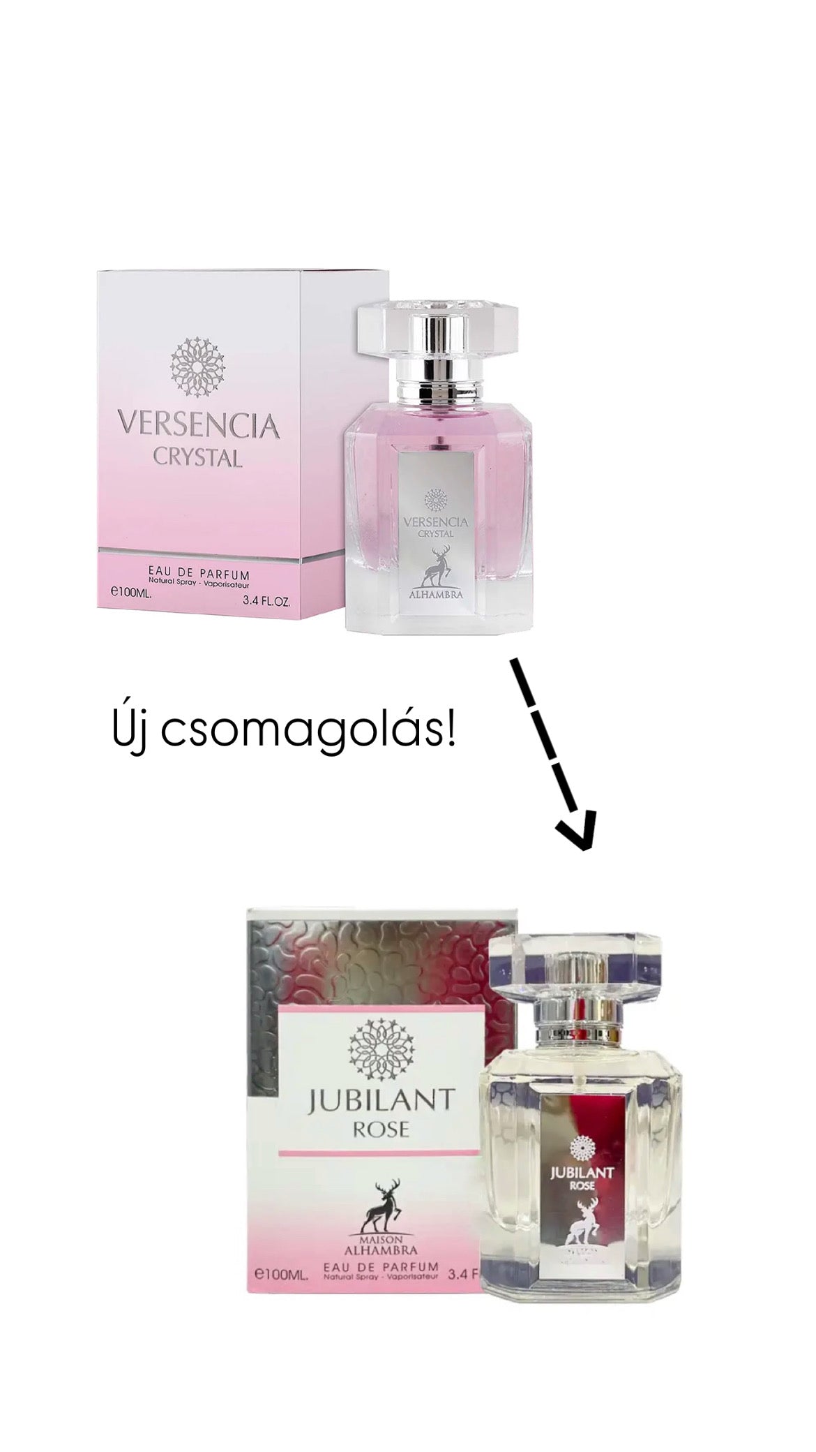 Maison Alhambra Jubilant Rose EDP - 100 ml - YARA Illatbazár