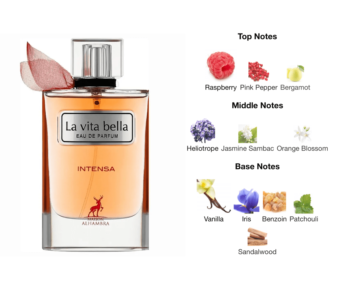 Maison Alhambra La Vita Bella Intensa (La Vivacité Intensa) EDP - 100 ml - YARA Illatbazár