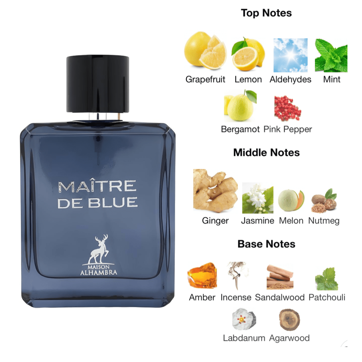 Maison Alhambra Maitre de Blue EDP - 100 ml - YARA Illatbazár
