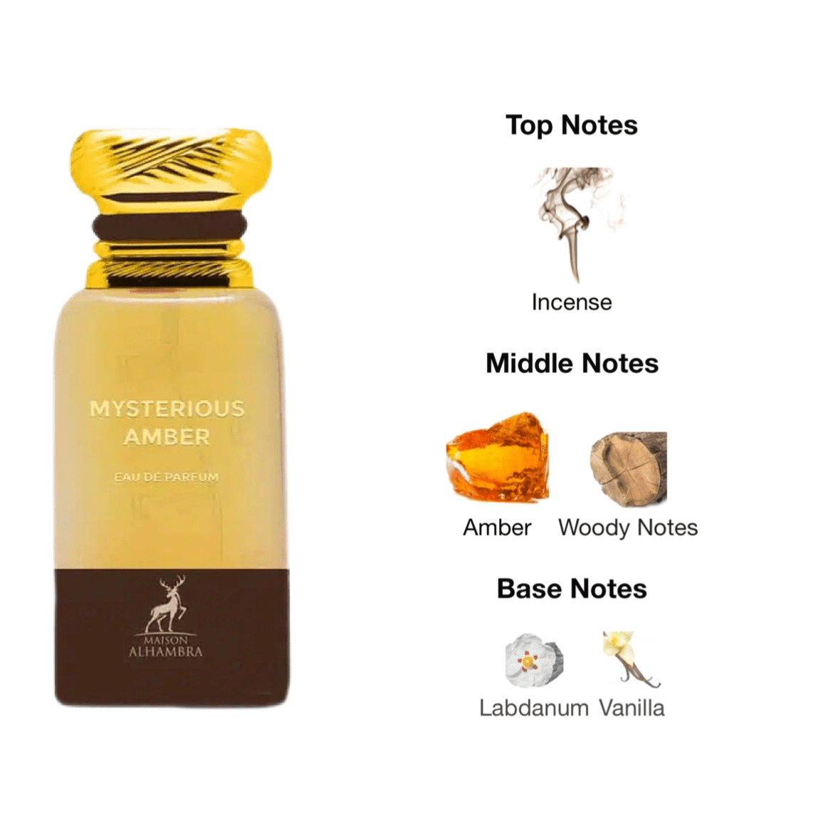 Maison Alhambra Mysterious Amber EDP - 80 ml - YARA Illatbazár