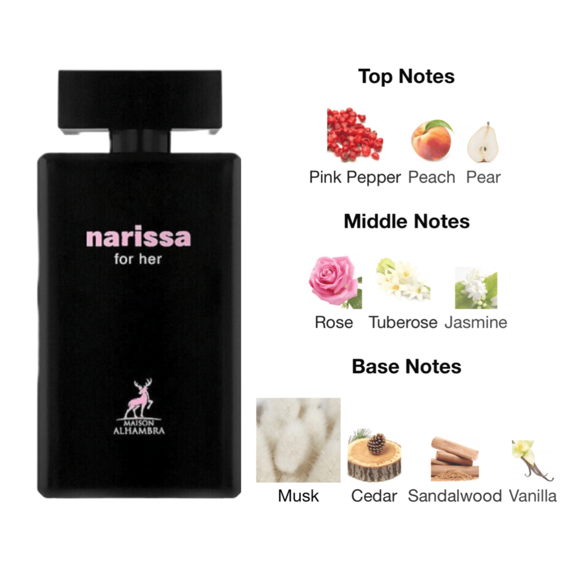 Maison Alhambra Narissa EDP - 100 ml - YARA Illatbazár