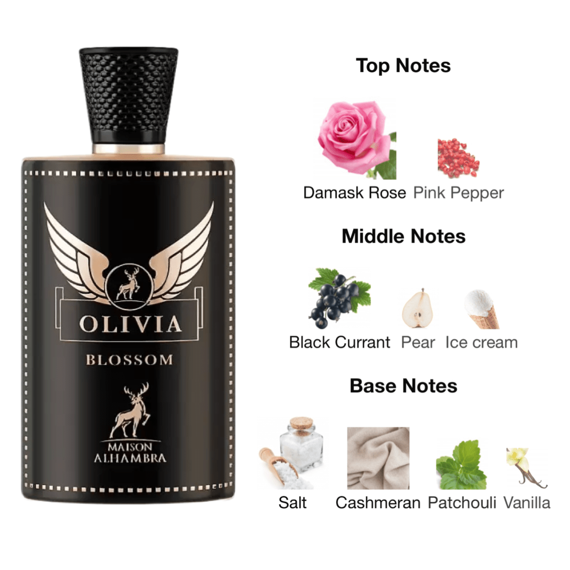 Maison Alhambra Olivia Blossom EDP - 80 ml - YARA Illatbazár