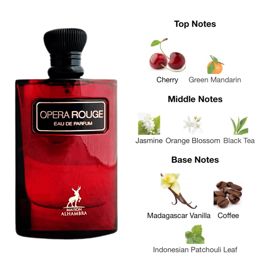 Maison Alhambra Opera Rouge EDP - 100 ml - YARA Illatbazár