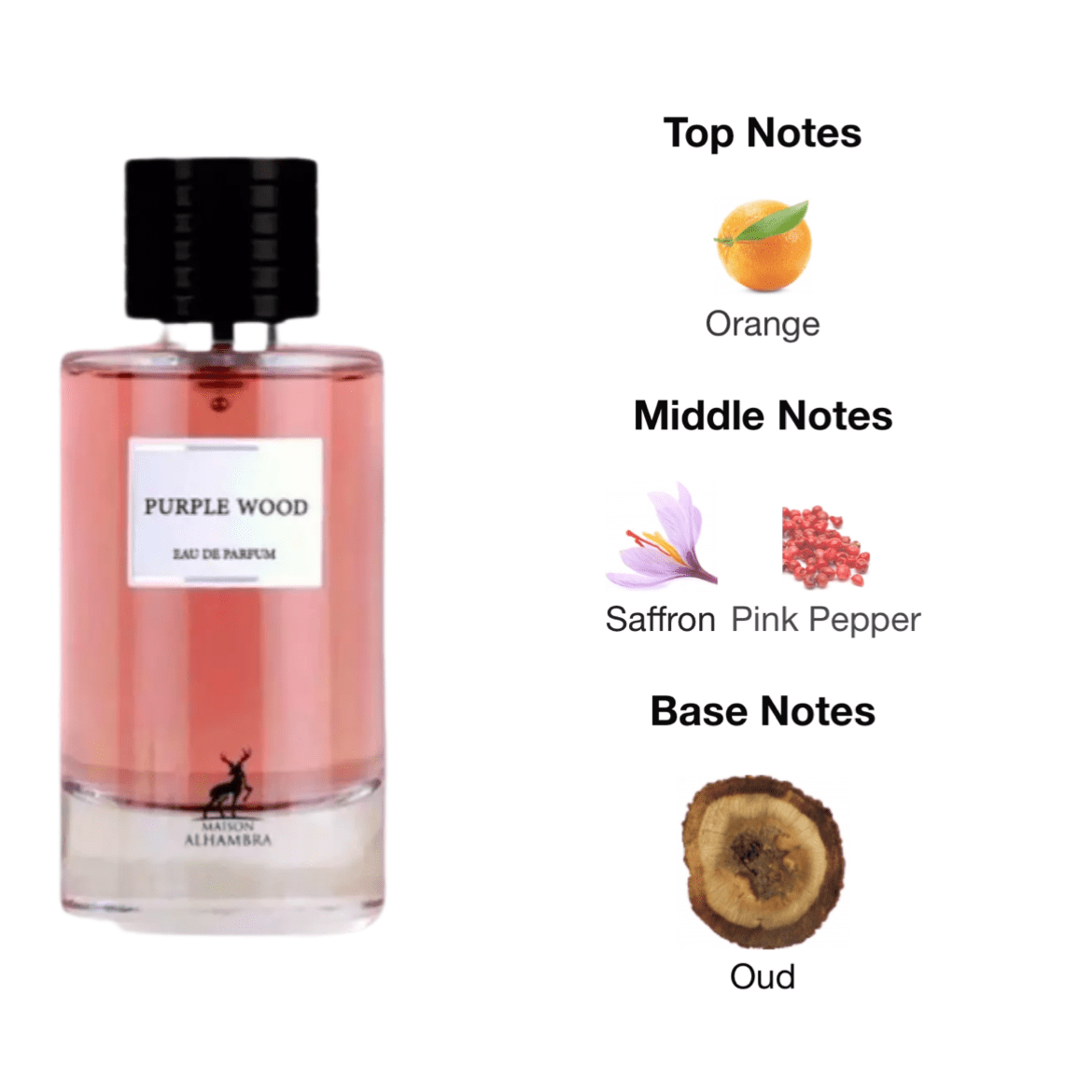 Maison Alhambra Purple Wood - 100 ml - YARA Illatbazár