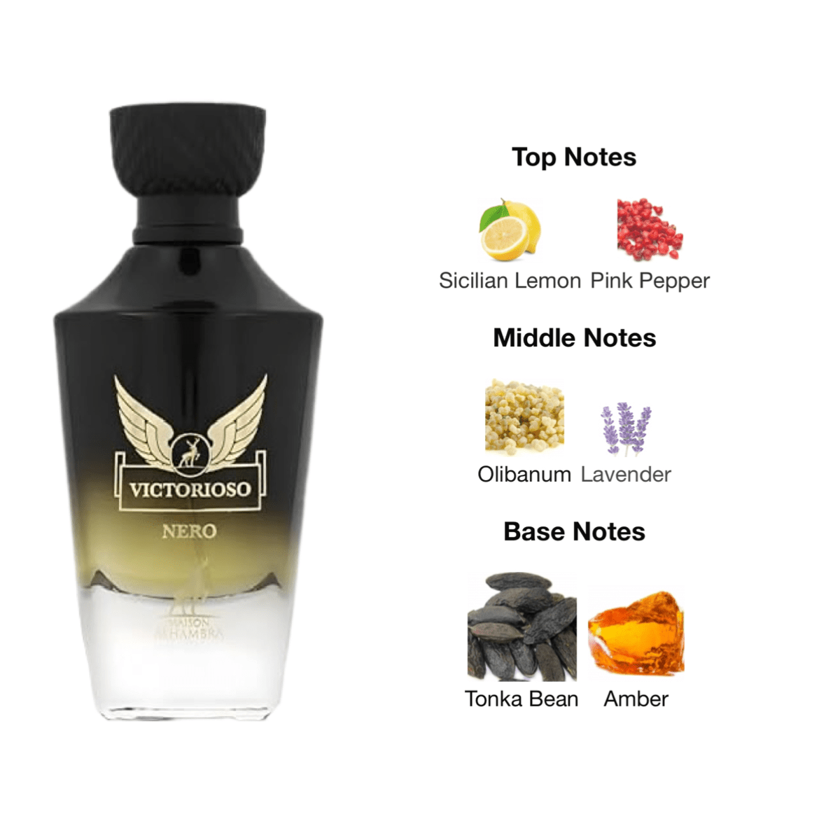 Maison Alhambra Victorioso Nero EDP - 100 ml - YARA Illatbazár