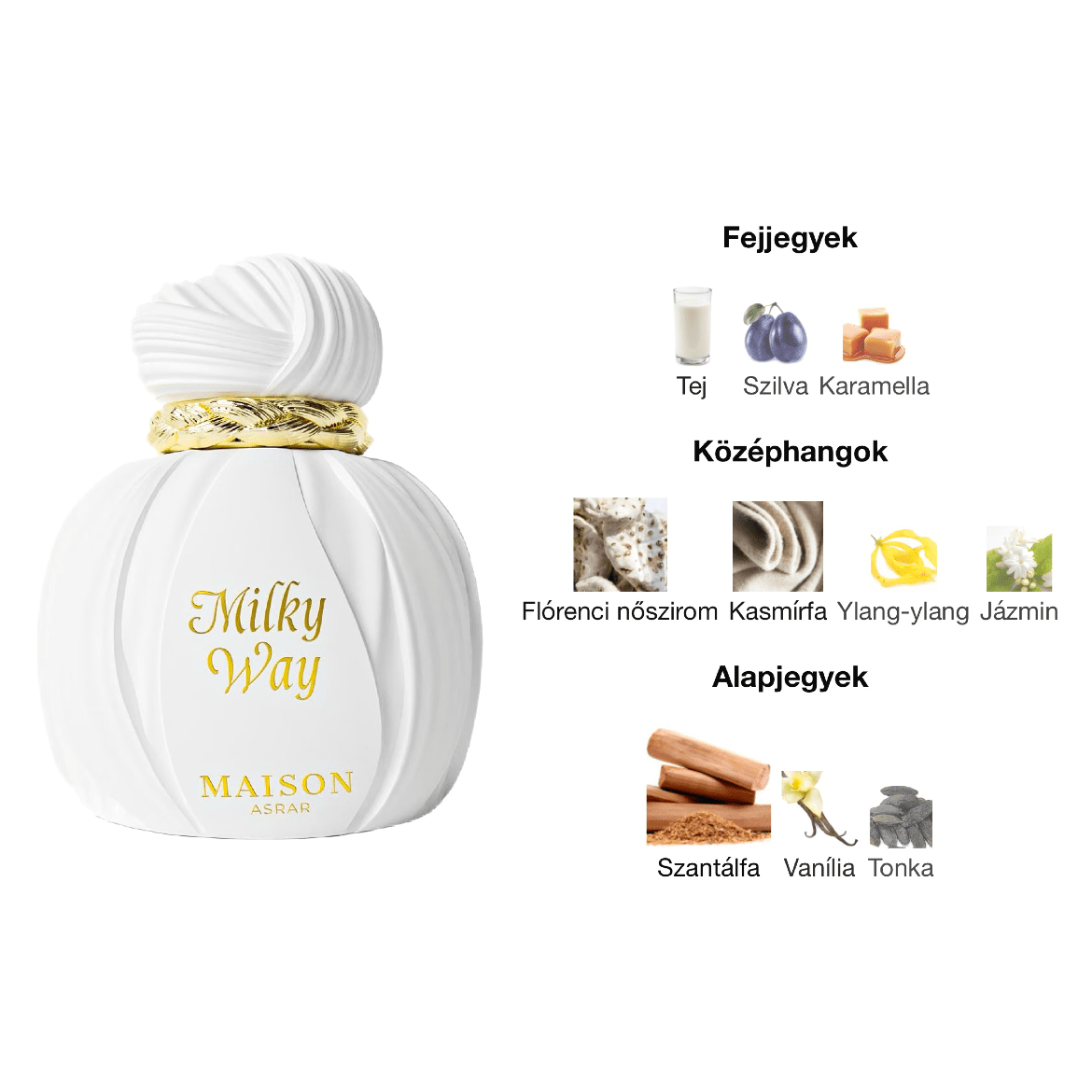 Maison Asrar Milky Way EDP - 100 ml - YARA Illatbazár