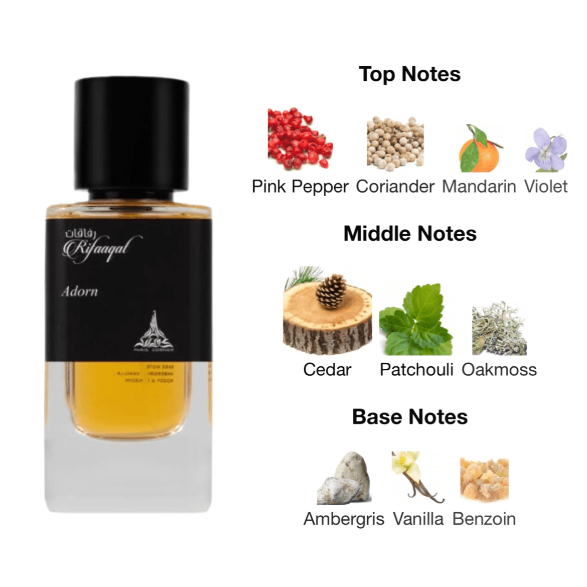 Paris Corner Rifaaqat Adorn EDP - 85 ml - YARA Illatbazár