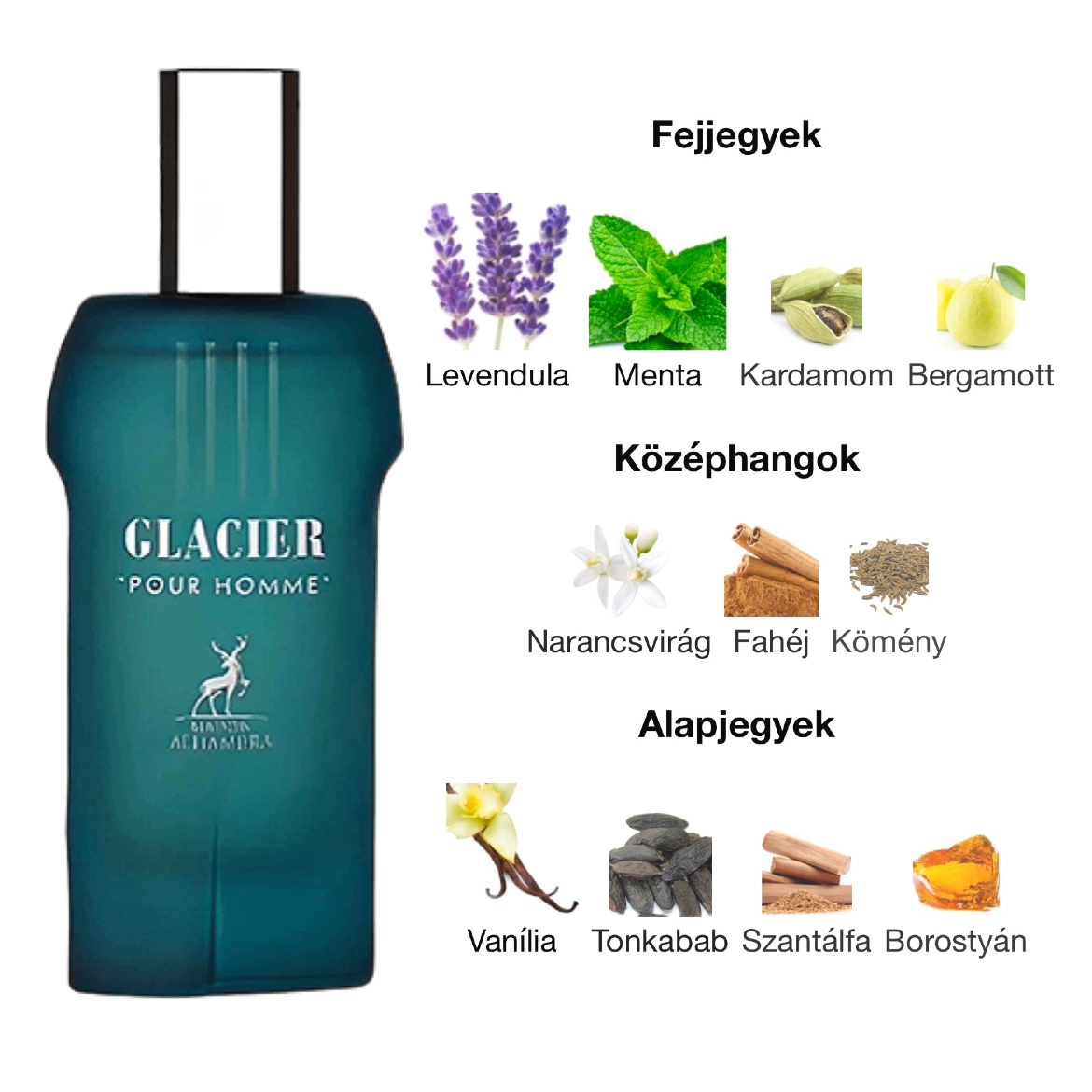 Maison Alhambra Glacier Pour Homme EDP - 100 ml