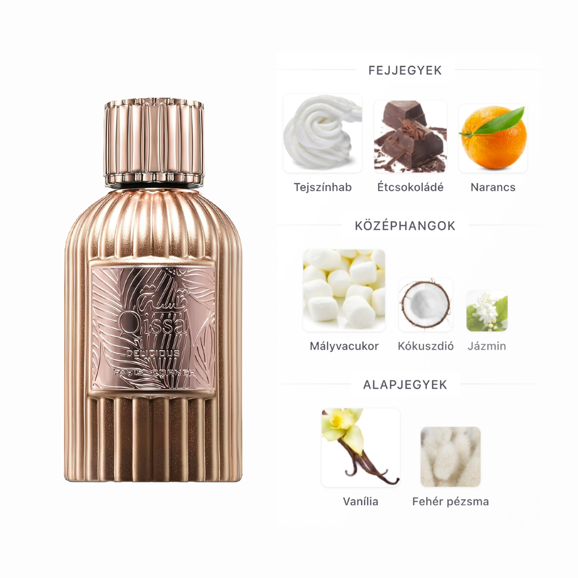 Paris Corner Qissa Delicious EDP - 100 ml - YARA Illatbazár