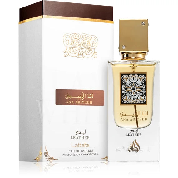 Lattafa Ana Abiyedh Leather EDP - 60 ml