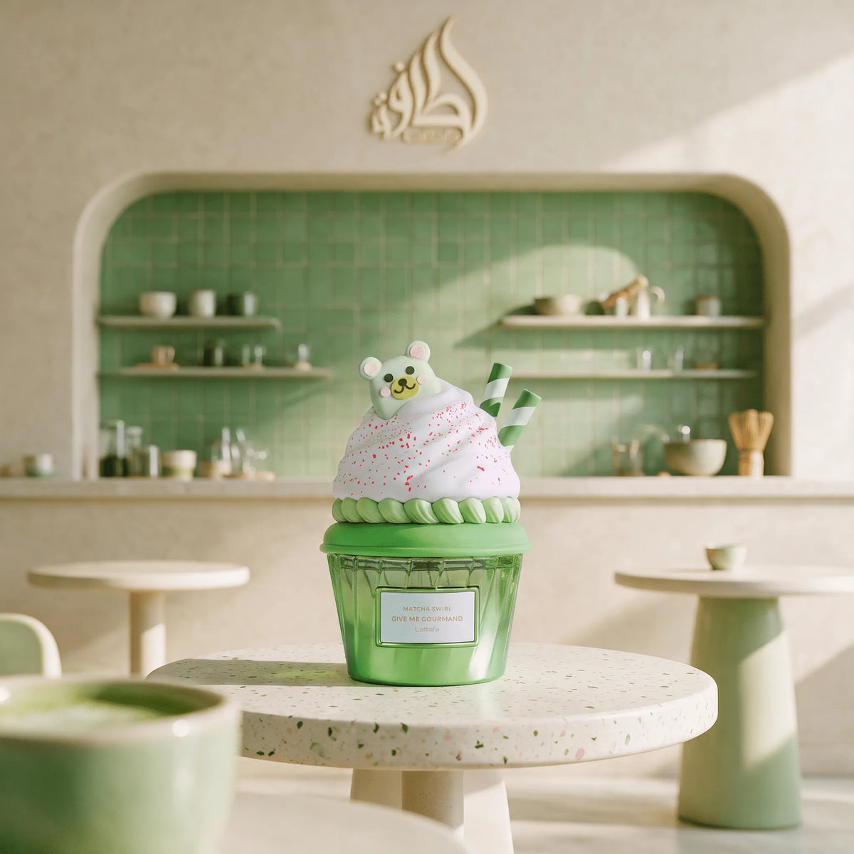 Lattafa Give Me Gourmand Matcha Swirl