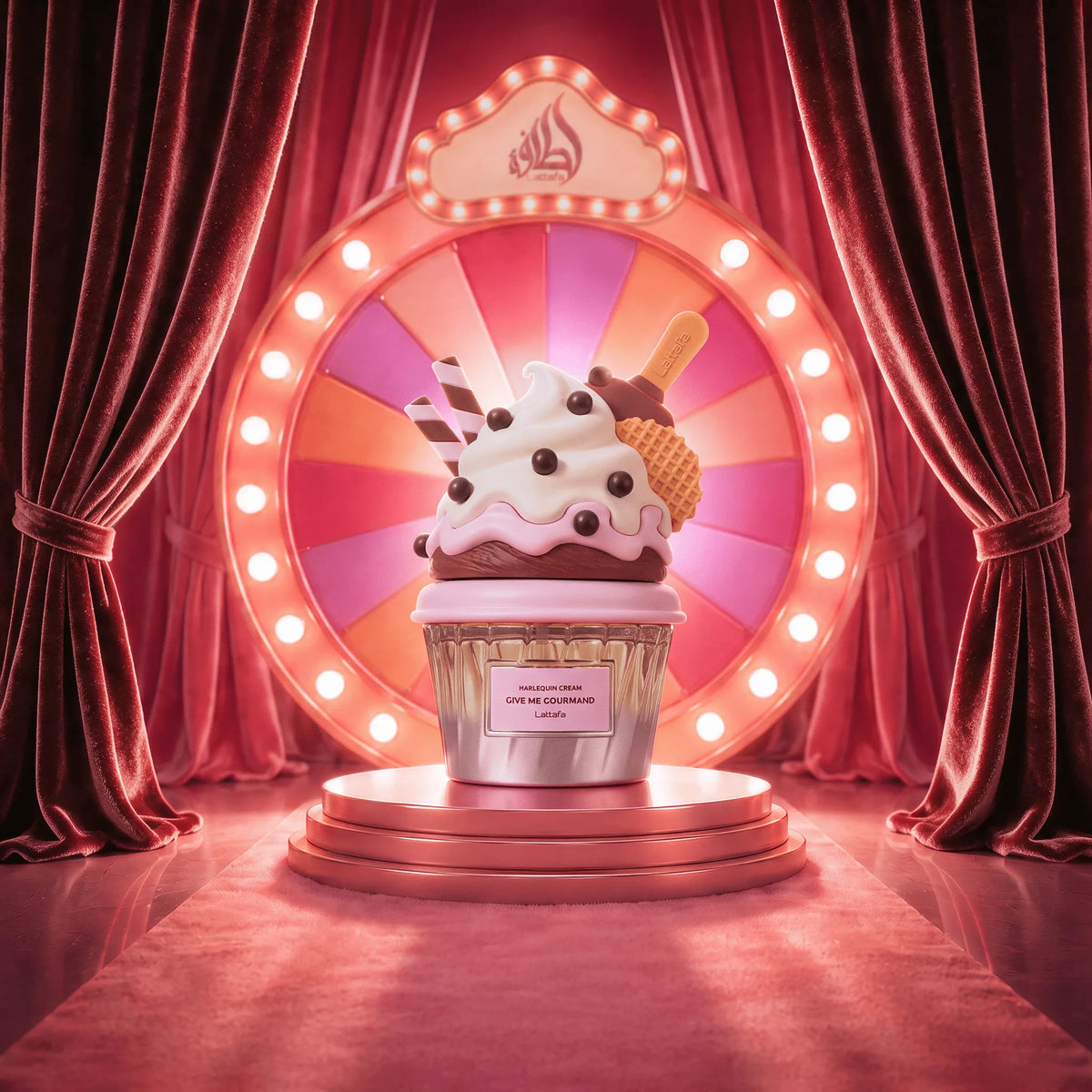 Lattafa Give Me Gourmand Harlequin Cream