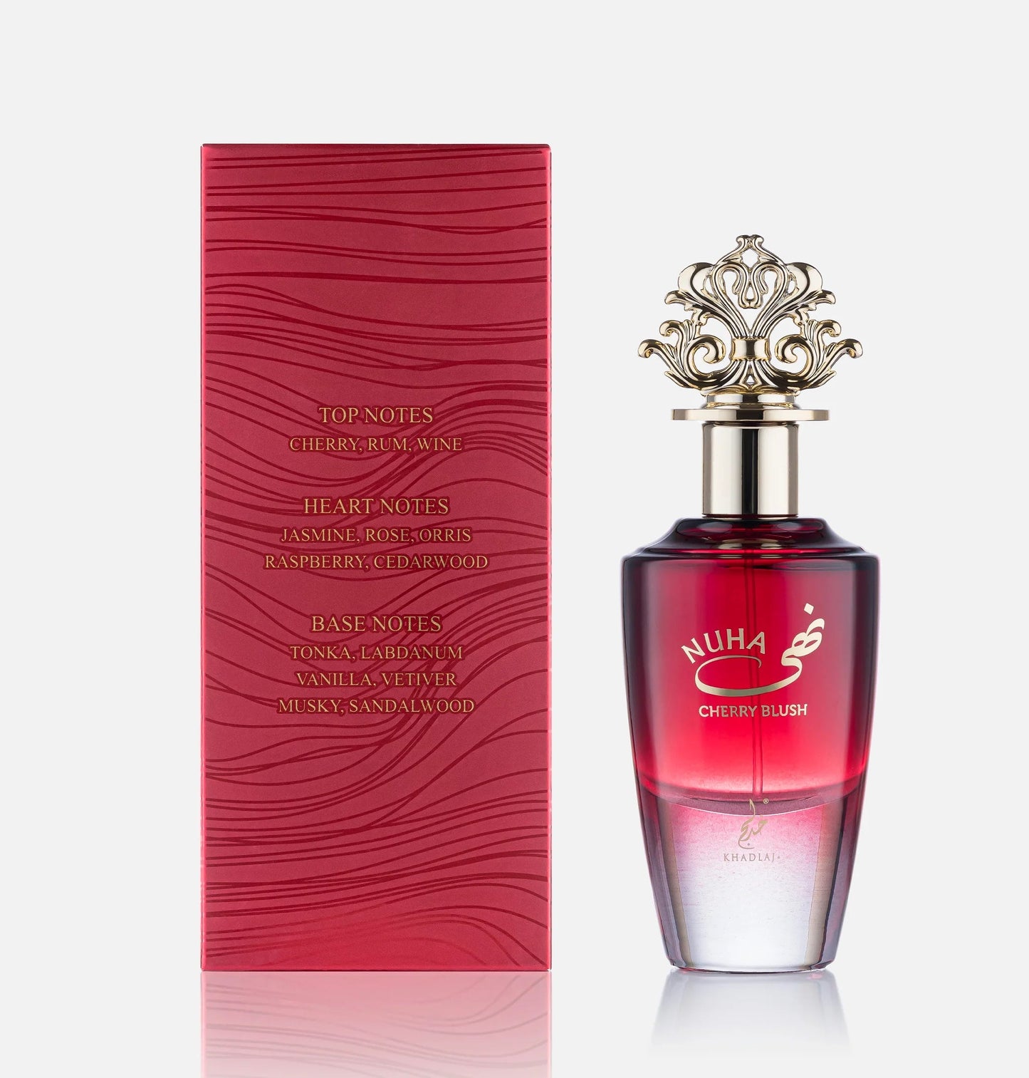 Khadlaj Nuha Cherry Blush EDP - 85 ml - YARA Illatbazár