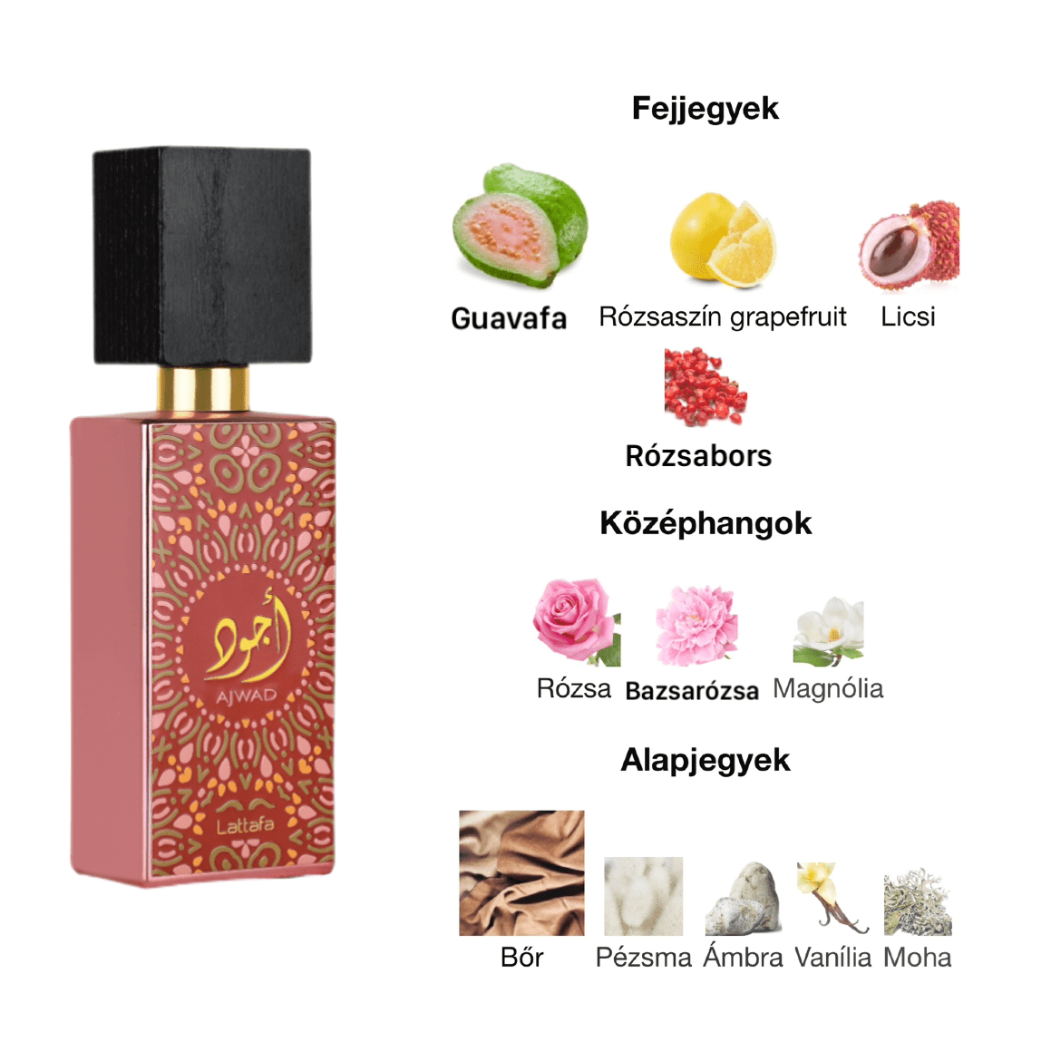 Lattafa Ajwad Pink to Pink EDP - 60 ml - YARA Illatbazár