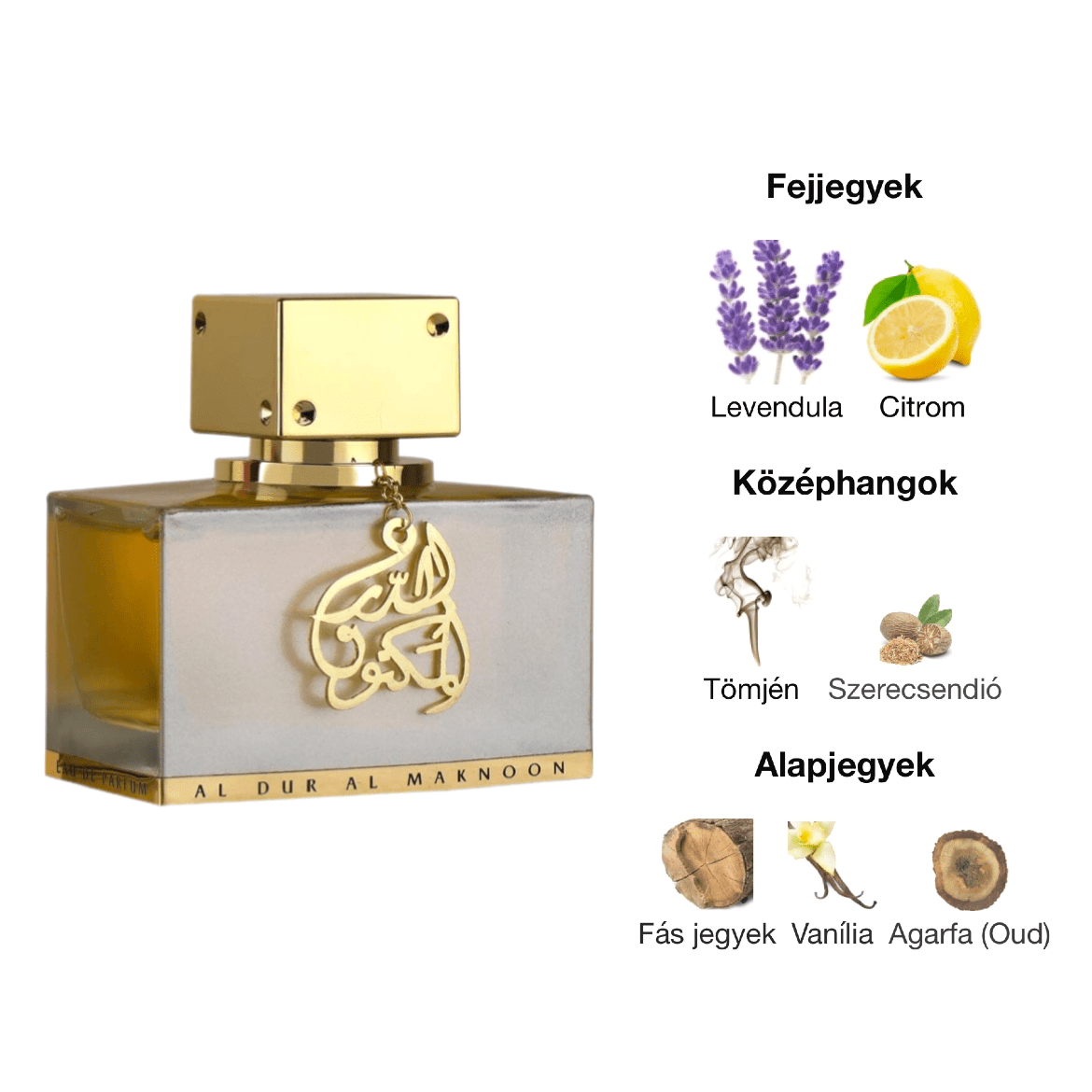 Lattafa Al Dur Al Maknoon Gold EDP - 100 ml - YARA Illatbazár