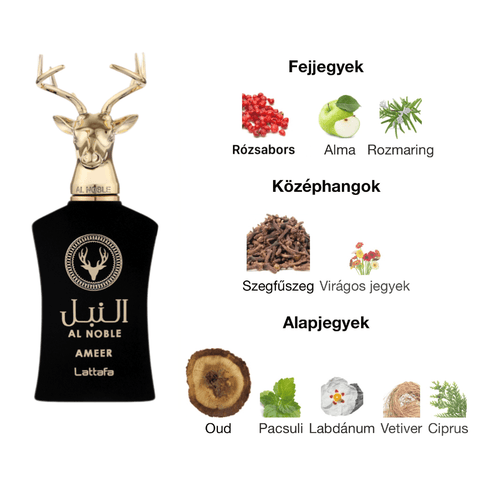 Lattafa Al Noble Ameer EDP - 100 ml - YARA Illatbazár