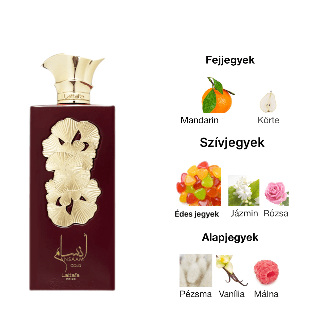 Lattafa Ansaam Gold EDP - 100 ml - YARA Illatbazár
