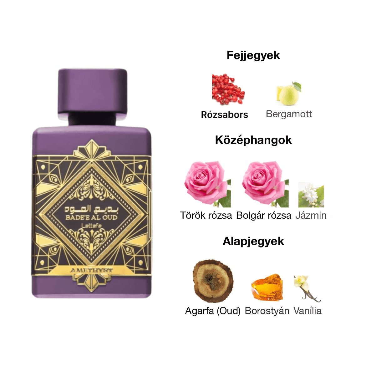 Lattafa Bade'e Al Oud Amethyst Ajándékcsomag - YARA Illatbazár