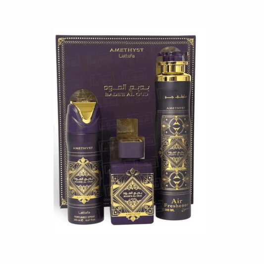 Lattafa Bade'e Al Oud Amethyst Ajándékcsomag - YARA Illatbazár