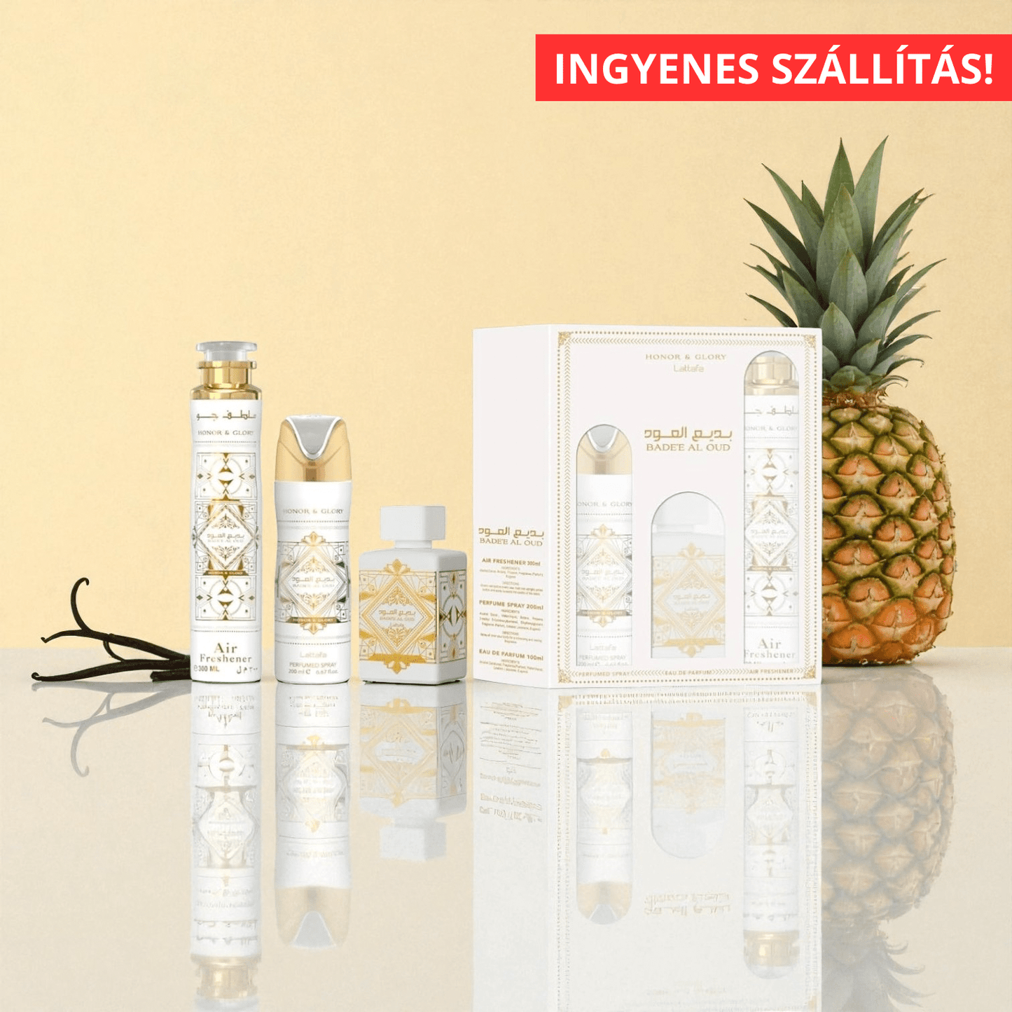 Lattafa Bade'e Al Oud Honor & Glory Ajándékcsomag - YARA Illatbazár