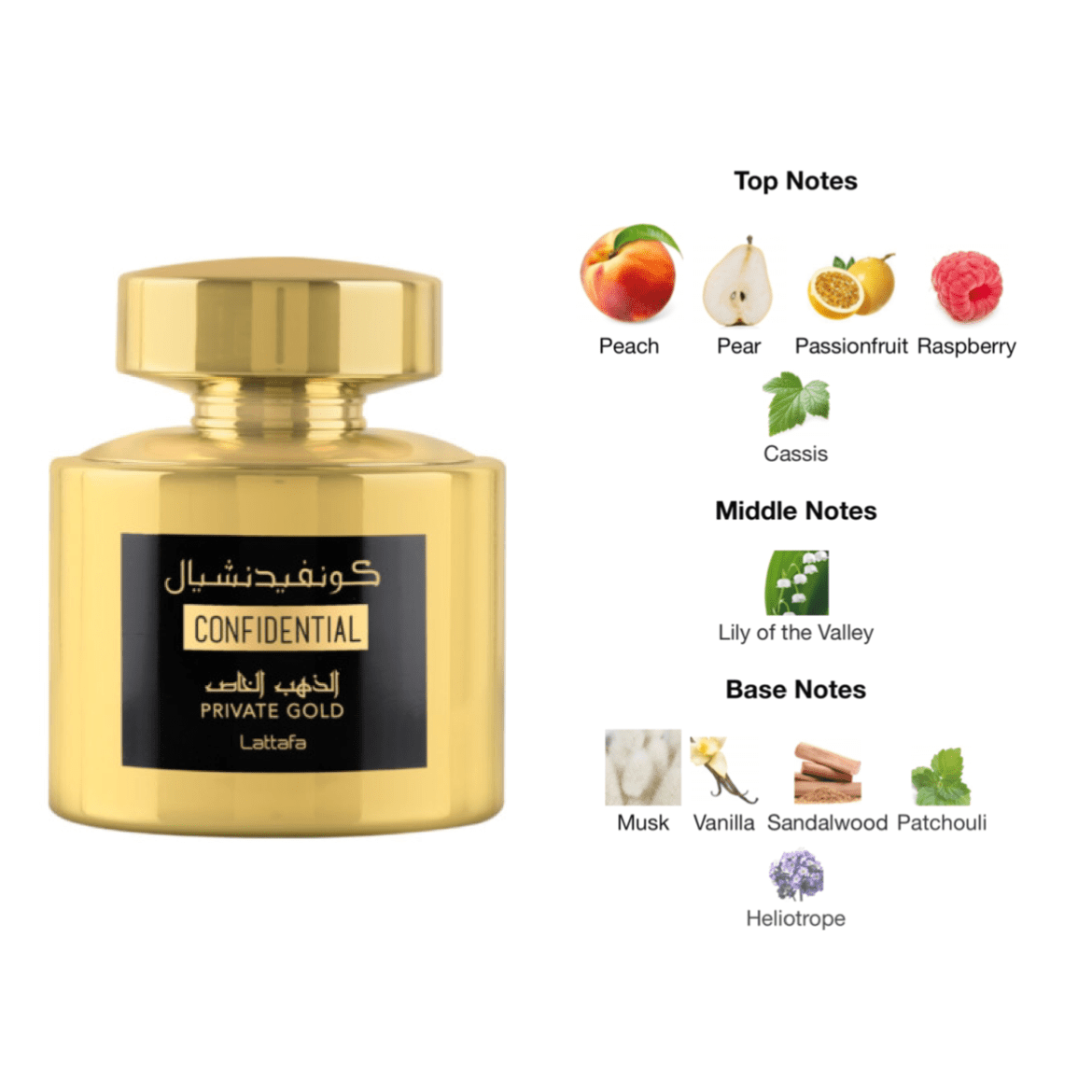 Lattafa Confidential Private Gold EDP - 100 ml - YARA Illatbazár