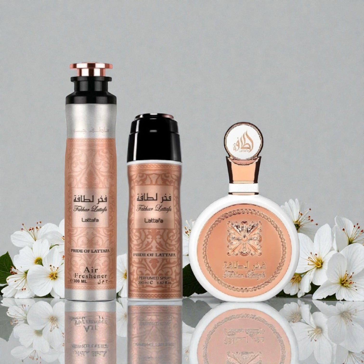 Lattafa Fakhar Rose női parfüm ajándékcsomag - YARA Illatbazár
