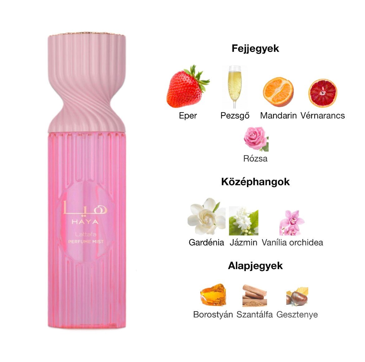 Lattafa Haya Testpermet - 250 ml - YARA Illatbazár