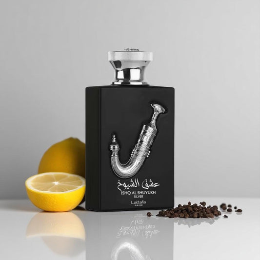 Lattafa Ishq Al Shuyukh Silver EDP - 100 ml - YARA Illatbazár