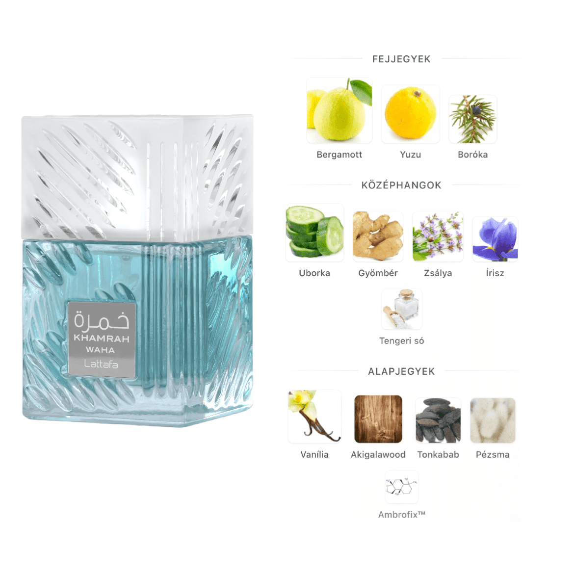 Lattafa Khamrah Waha EDP - 100 ml - YARA Illatbazár