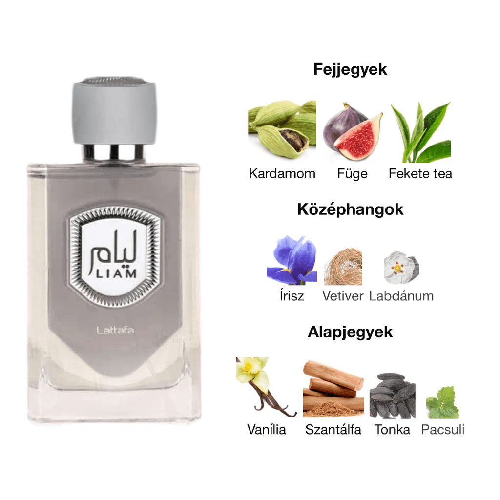 Lattafa Liam Grey EDP - 100 ml - YARA Illatbazár